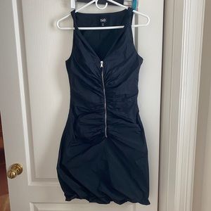 Dolce & Gabbana - sleeveless zipper ruched dress